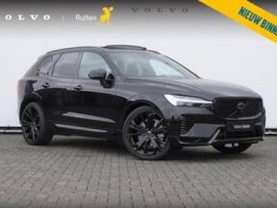 Volvo XC60 T6 350PK Automaat AWD Ultra Black Edition Trekhaak / Luchtvering / Facelift/ Head-up display/ Harman Kardon audio/ BLIS/ Elektrischbedienbare stoelen met geheugen / Panoramadak/ Adaptive cruise control/ Pilot assist/ Apple Carplay/ Android