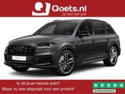 Audi Q7 55 TFSI e quattro Pro Line Advanced Panoramadak - Head up - Parkeerassistent - Servosluiting - Comfort interieurvoorverwarming - Hemel in stof zwart - Achterbank plus - Elektrisch verstelbare stoelen -