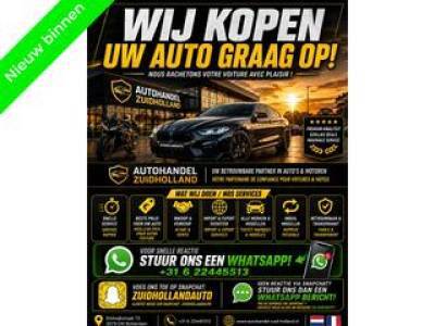 Ford TRANSIT CUSTOM Wij Kopen Uw Auto Graag Op!